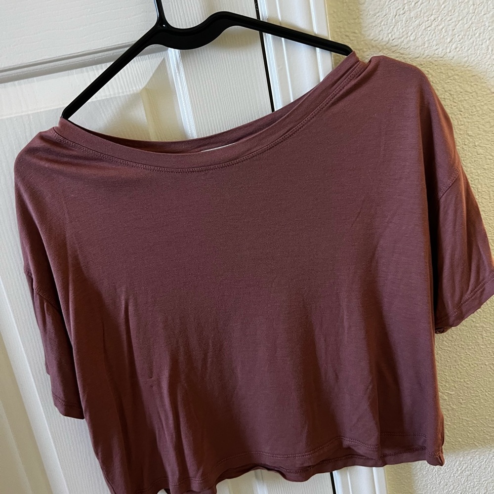 Boutique Mauve Crop Top